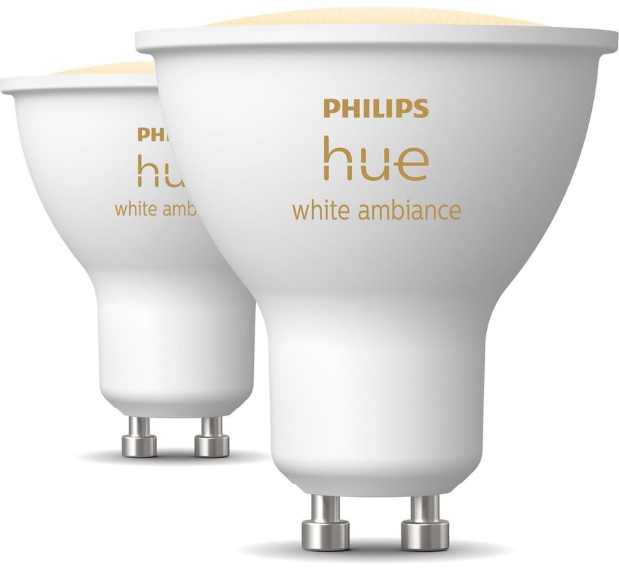 Philips Hue White Ambiance GU10 2-pack