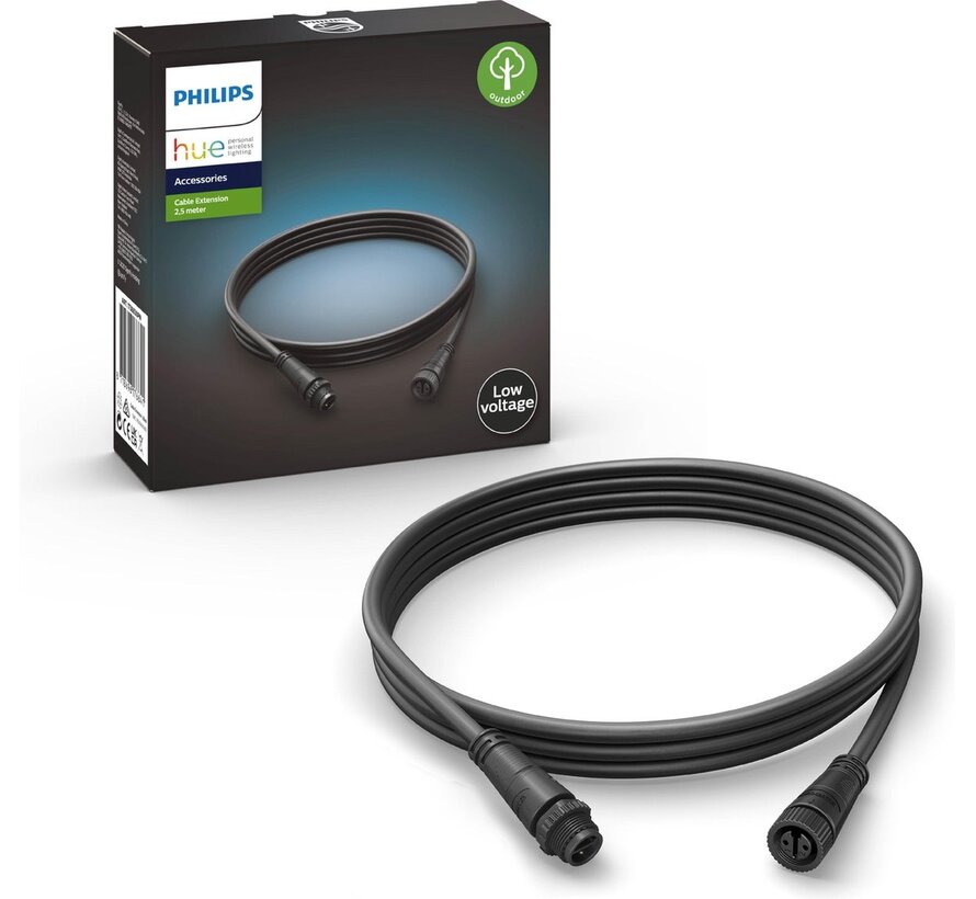 Philips Hue outdoor verlengkabel voor buiten - 2,5 meter