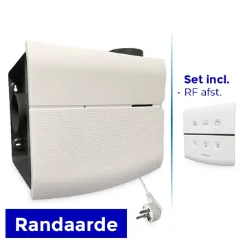 Orcon Orcon MVS-15R Pakket 550 m³/h + RFT bediening - randaarde stekker - Refurbished