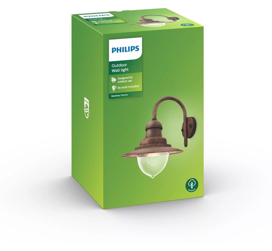 Philips myGarden Outdoor Raindrop Brons