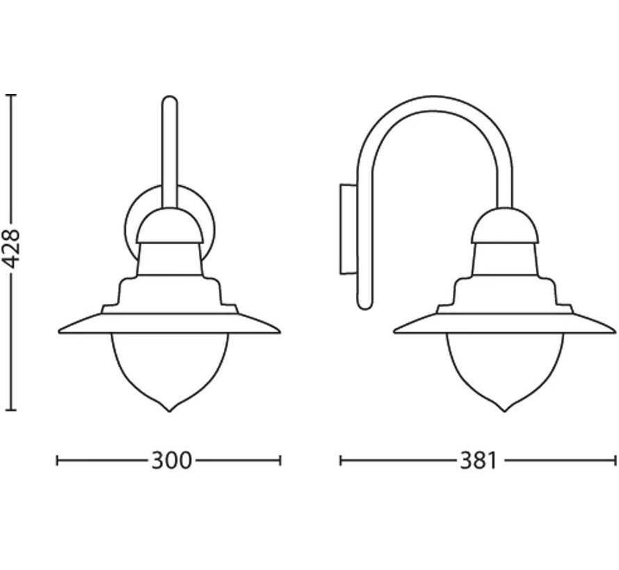 Philips myGarden Outdoor Raindrop Brons