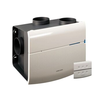Orcon Orcon MVS-15RHBP woonhuisventilator met vochtsensor, RF-bediening en perilexstekker 21130040