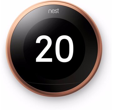 Google Google Nest Learning Slimme Thermostaat V3  met Heatlink Koper - Tweedehands