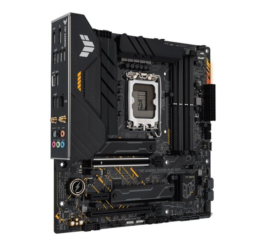 ASUS TUF Gaming B660M-Plus WiFi (mATX, 4× DDR5, LGA1700)