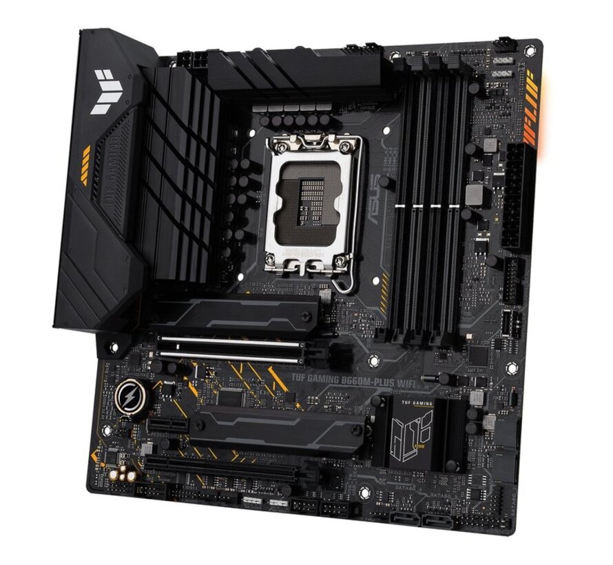 ASUS TUF Gaming B660M-Plus WiFi (mATX, 4× DDR5, LGA1700)