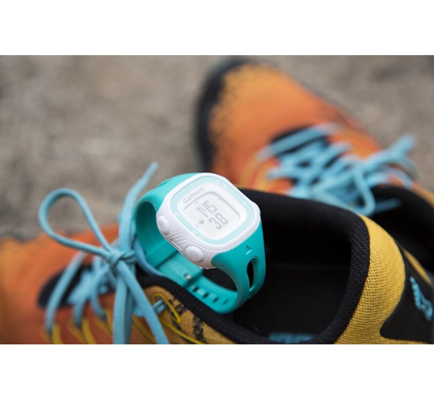 Garmin Forerunner 15 – Dames Groen/Wit HRM – GPS hardloophorloge (Small)