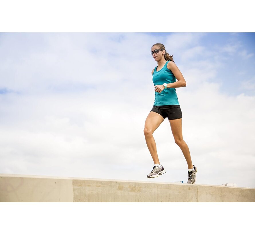 Garmin Forerunner 15 – Dames Groen/Wit HRM – GPS hardloophorloge (Small)