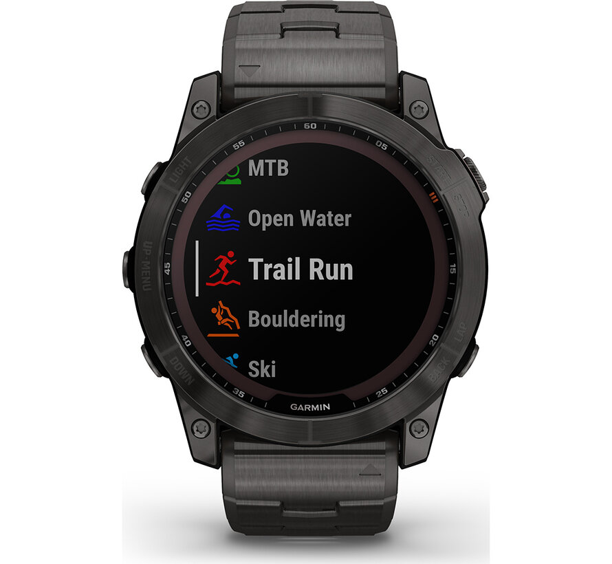 Garmin Fenix 7X Sapphire Solar 51mm – Titanium band – 010-02541-27