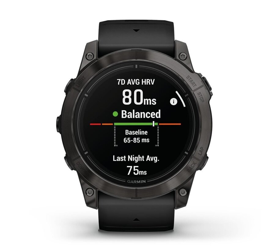 Garmin Epix Pro (Gen 2) 51 mm – Sapphire Edition – Zwart – 010-02804-01