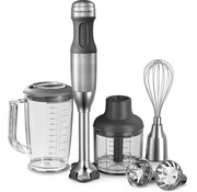 Kitchenaid KitchenAid Staafmixerset 5KHB2571 – RVS – 5 snelheden – 3 messen