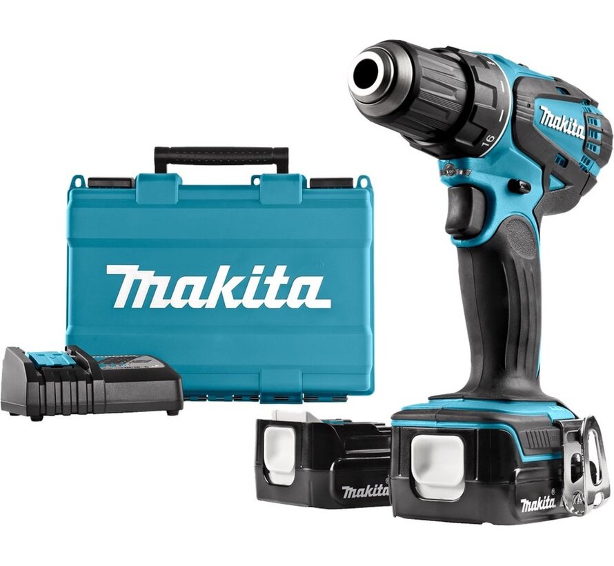 Makita DDF446RYE accuboormachine 14,4V 44 Nm met koffer en lader
