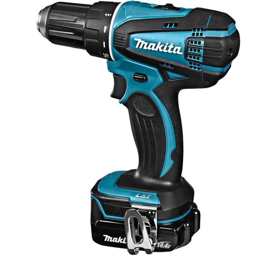 Makita DDF446RYE accuboormachine 14,4V 44 Nm met koffer en lader