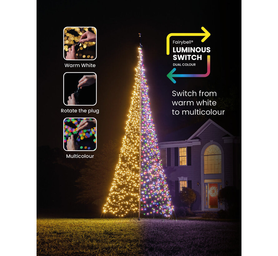 Fairybell Luminous Switch | 6 meter | 2000 LED-lampjes