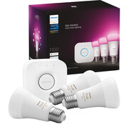 Philips Philips Hue White & Color Startpakket E27 (3-pack) + Bridge