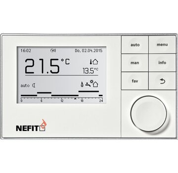 Nefit ModuLine 3000 – Modulerende klokthermostaat – Refurbished (EMS, bedraad)