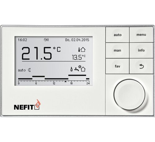 Nefit Nefit ModuLine 3000 – Modulerende klokthermostaat – Refurbished (EMS, bedraad)