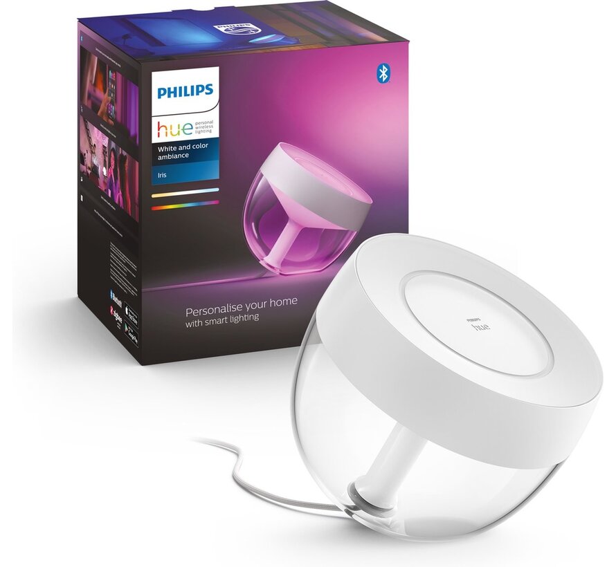 Philips Hue Iris White and Color Ambiance – tafellamp (wit)