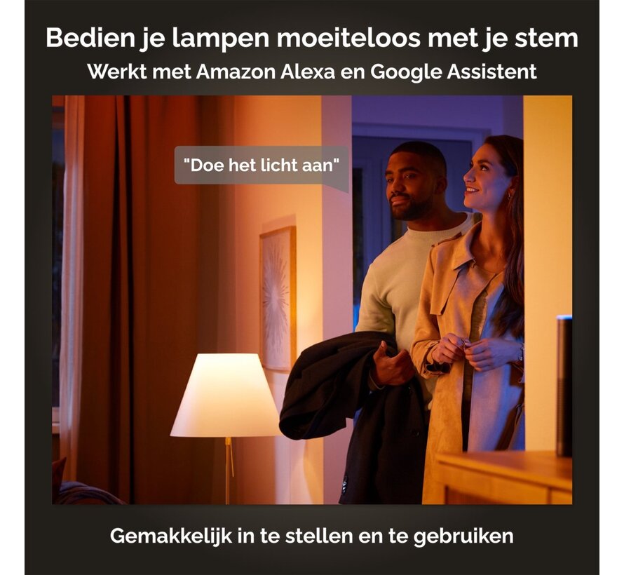 Philips Hue Iris White and Color Ambiance – tafellamp (wit)