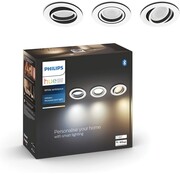 Philips Hue Milliskin inbouwspot White Ambiance – rond – wit – 3-pack
