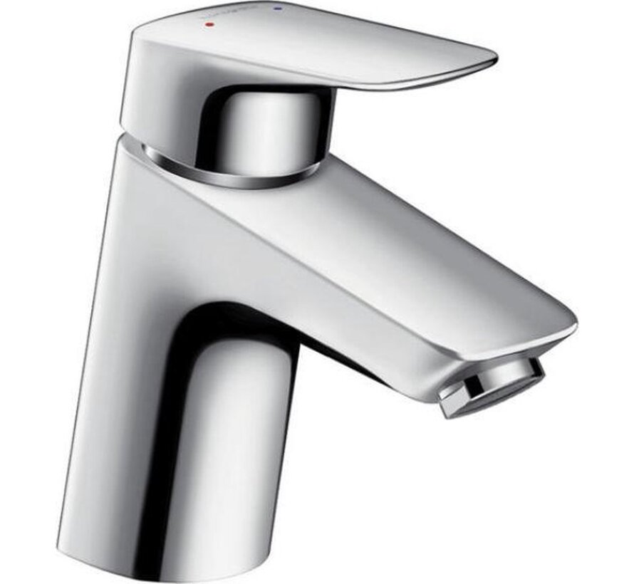 Hansgrohe MyCube M wastafelkraan – chroom met hendel