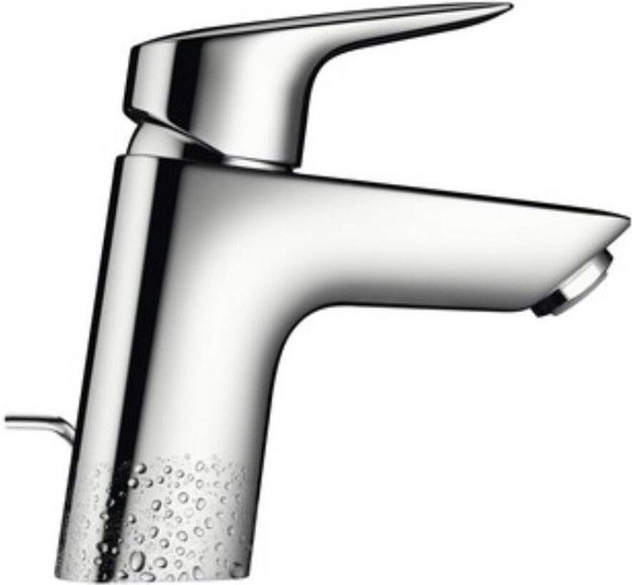 Hansgrohe MyCube M wastafelkraan – chroom met hendel