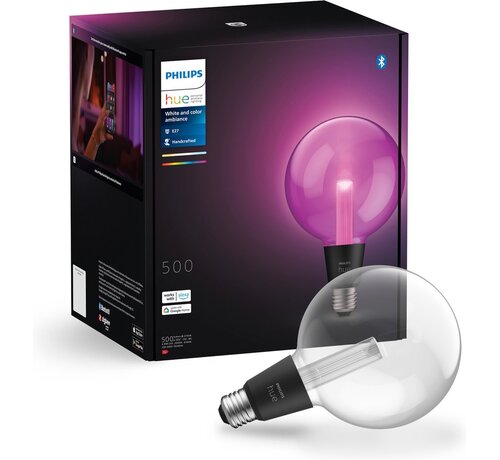 Philips Hue Lightguide globelamp G125 – wit en gekleurd licht – E27