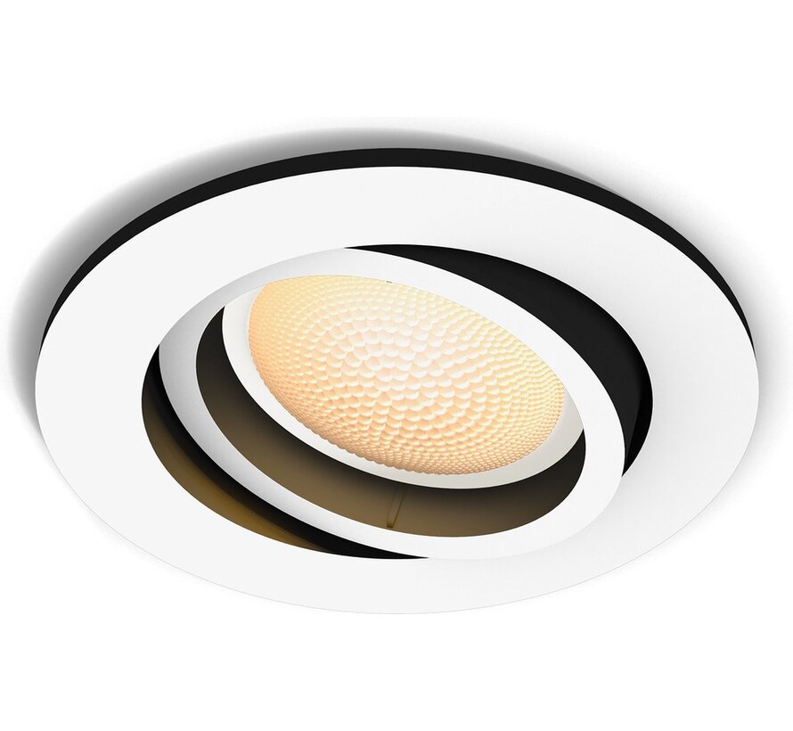 Philips Hue Milliskin inbouwspot – rond wit – White Ambiance