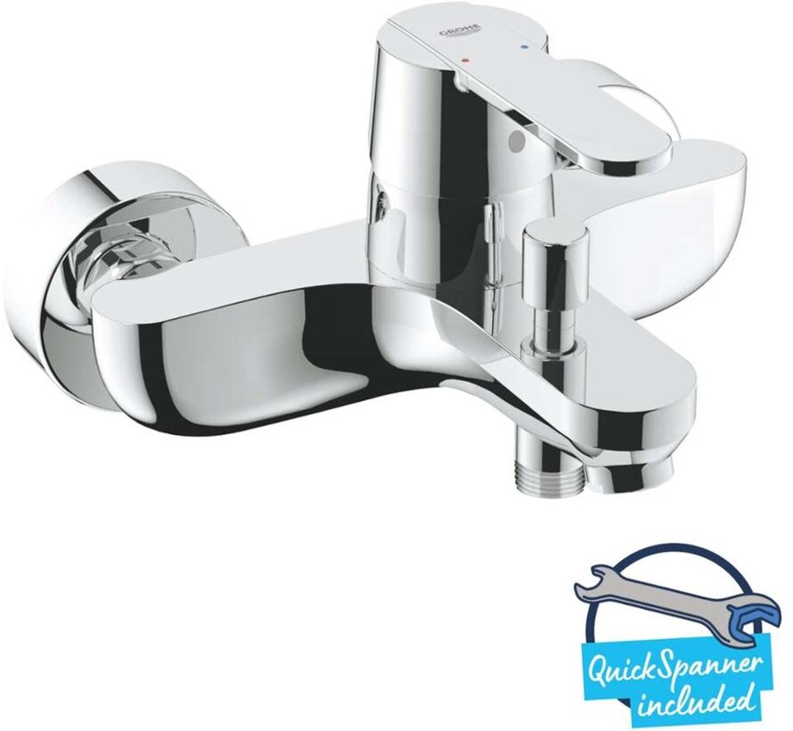 GROHE Get badmengkraan 32887000 - eengreeps met omsteller - chroom