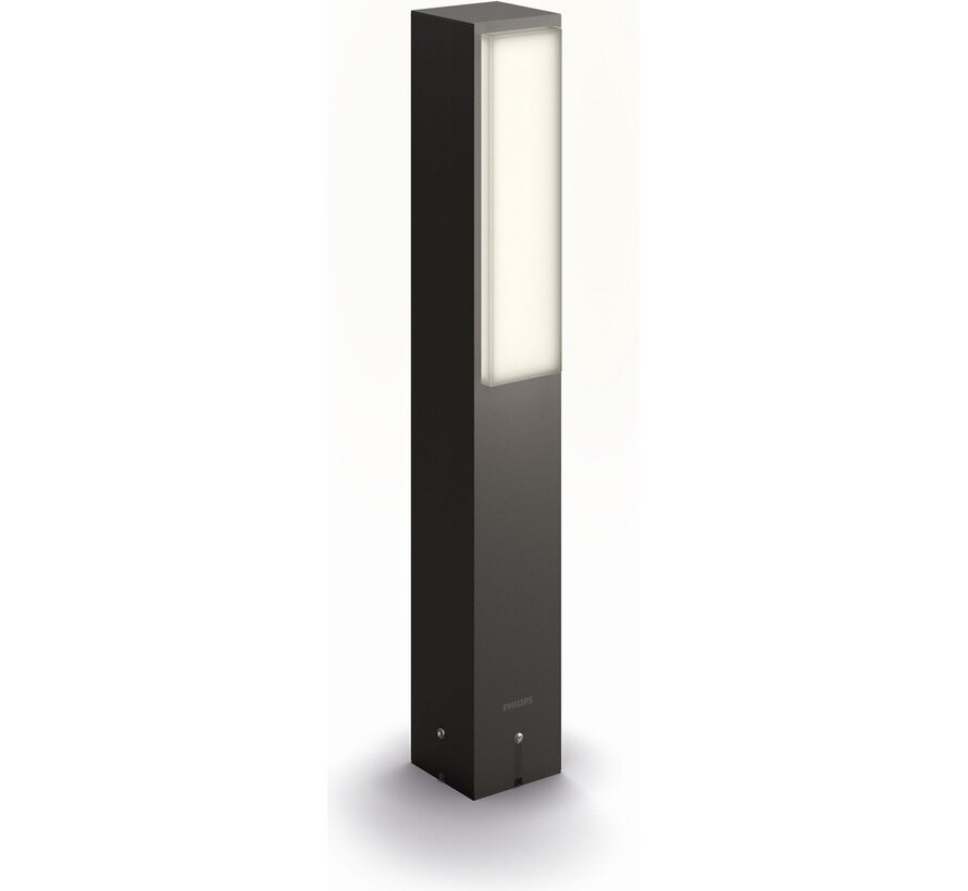 Philips MyGarden Stratosphere sokkellamp 77 cm – antraciet