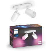 Philips Hue Fugato opbouwspot 2-lichts wit - white & color ambiance
