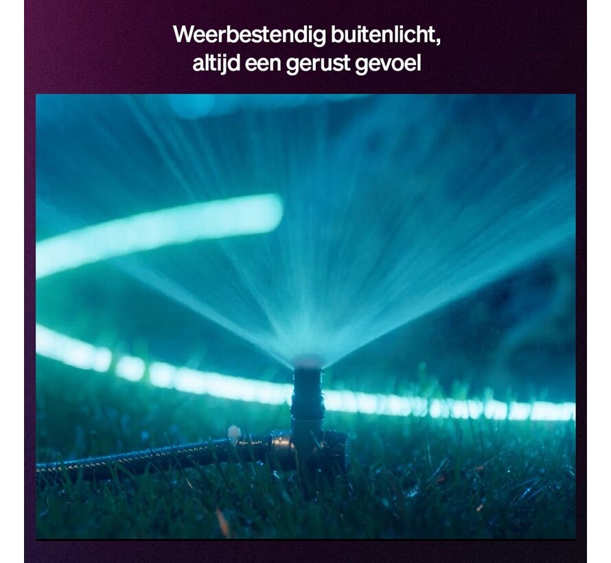 Philips Hue Neon LED strip voor buiten 5 m - white & color ambiance