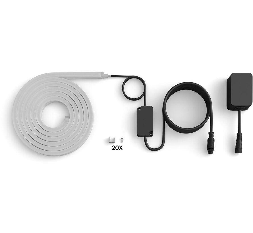 Philips Hue Neon LED strip voor buiten 5 m - white & color ambiance