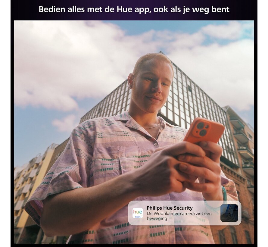 Philips Hue Secure starterkit - camera + 2x E27 + 2x sensor + Bridge