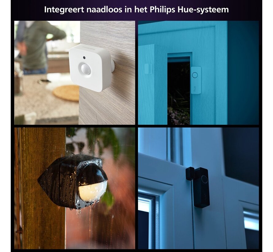 Philips Hue Secure starterkit - camera + 2x E27 + 2x sensor + Bridge
