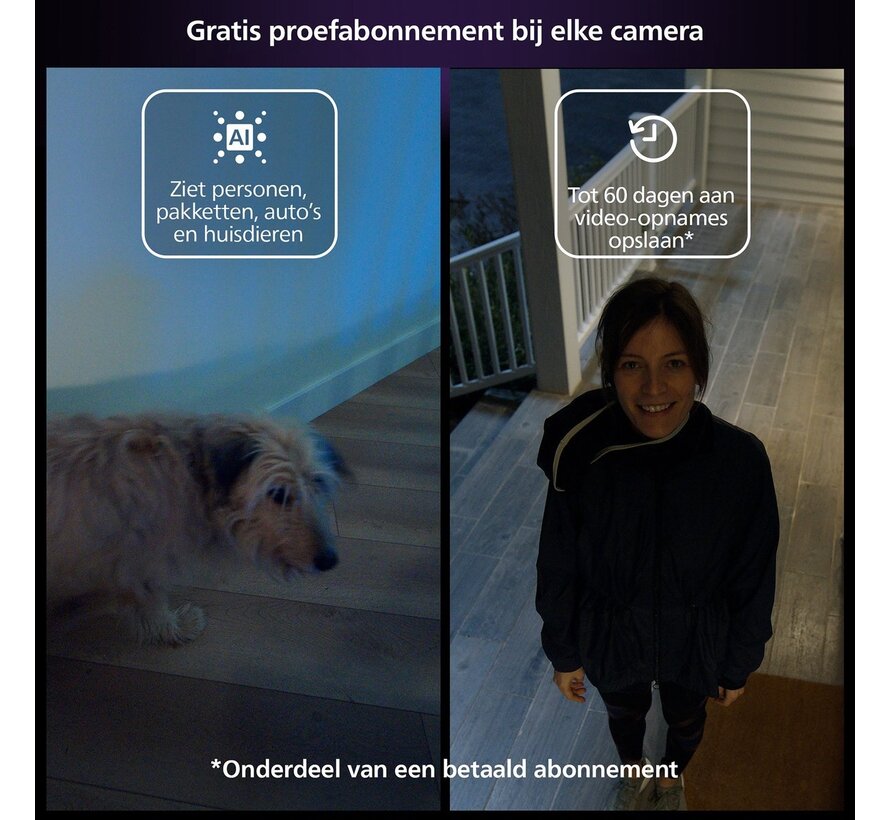 Philips Hue Secure starterkit - camera + 2x E27 + 2x sensor + Bridge