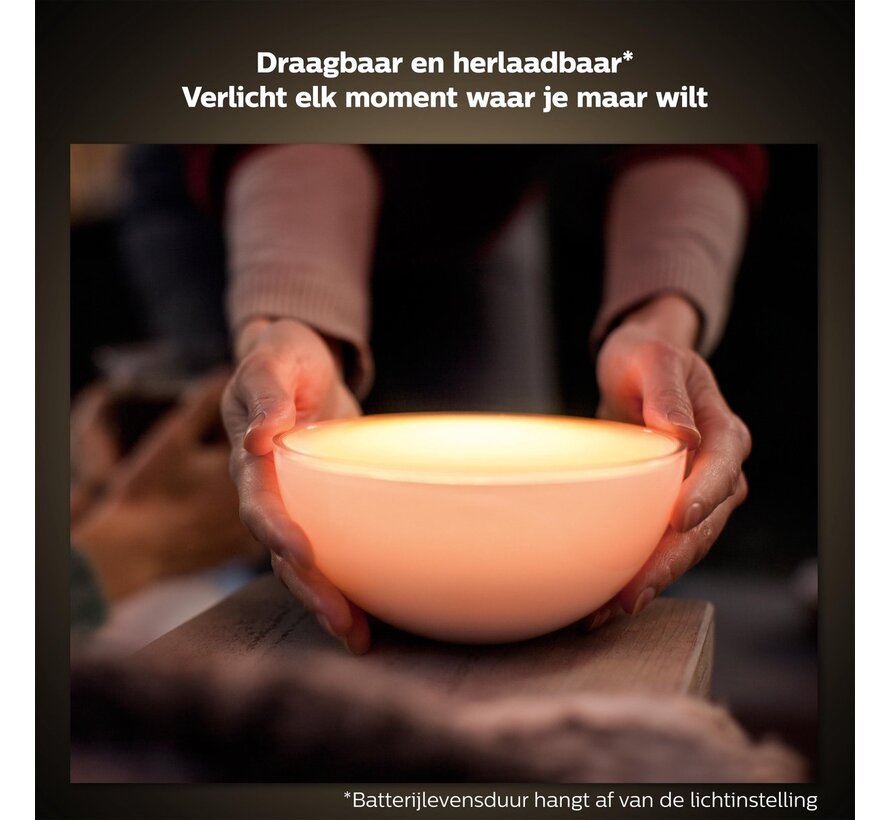 Philips Hue Go tafellamp - wit en gekleurd licht (520 lm)