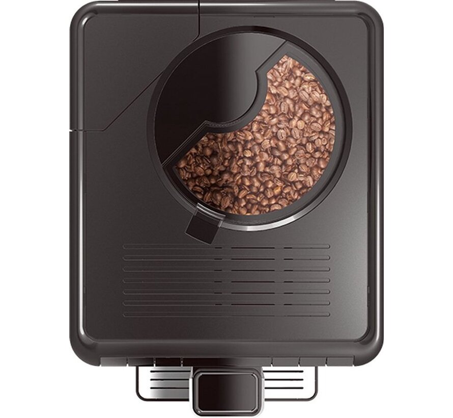 Melitta Caffeo Passione F53/0-101 zilver – compacte volautomaat met 1,2 l reservoir en 15 bar pompdruk