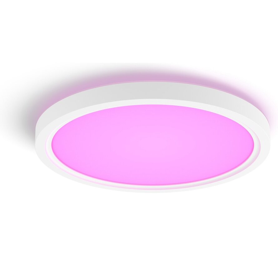 Philips Hue Tento rond LED-plafondpaneel 29,1 cm – slanke plafondlamp met ca. 2200 lumen