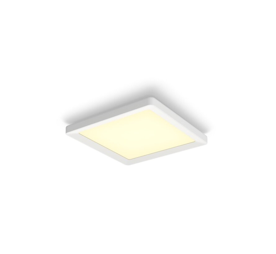 Philips Hue Tento LED-plafondpaneel 30 x 30 cm – compacte plafondlamp met ca. 2200 lumen