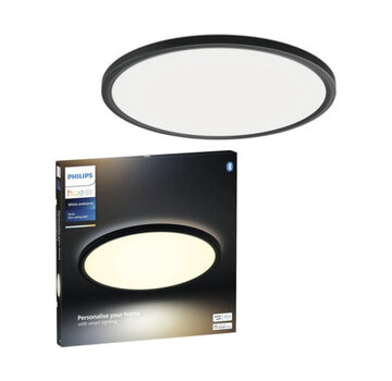 Philips Hue Tento rond plafondpaneel 42,1 cm 3100 lm zwart