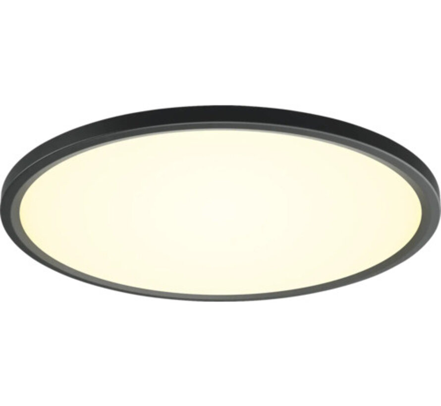 Philips Hue Tento rond LED-plafondpaneel 42,1 cm zwart met White Ambiance