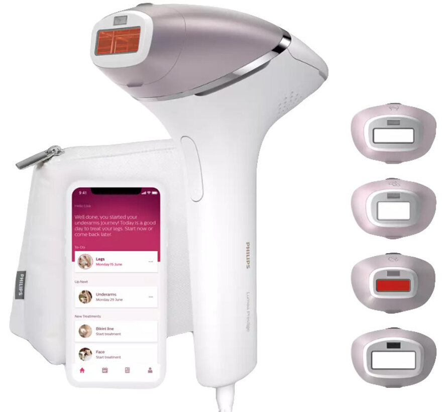Philips Lumea Prestige IPL 8000 Series BRI947/00 met SenseIQ en 4 opzetstukken