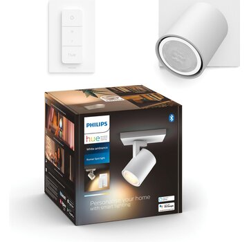 Philips Hue Runner opbouwspot 1-lichts wit met Dimmer switch