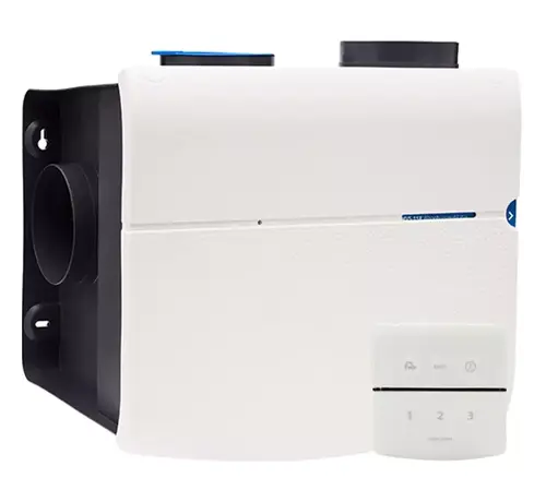 Orcon MVS-15RHB mechanische ventilatiebox 550 m³/h met vochtsensor en RFT-bediening