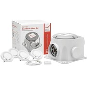Zehnder ComfoFan Silent alles-in-1 ventilatiebox met vochtsensor, Euro- én Perilexstekker