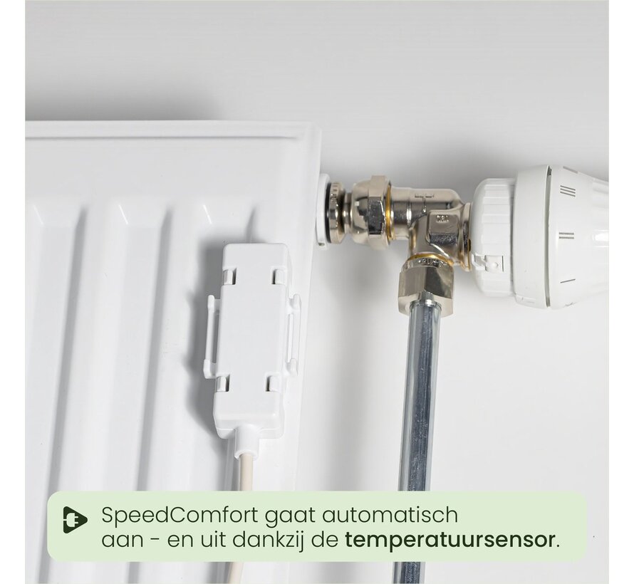 SpeedComfort radiatorventilator uitbreidingsset wit voor extra radiatoren