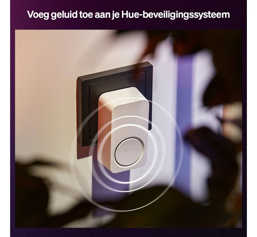 Philips Hue Secure Smart Chime draadloze gong voor Hue deurbel