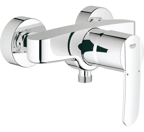 Grohe QuickFix Wave Cosmopolitan wandgemonteerde douchemengkraan chroom