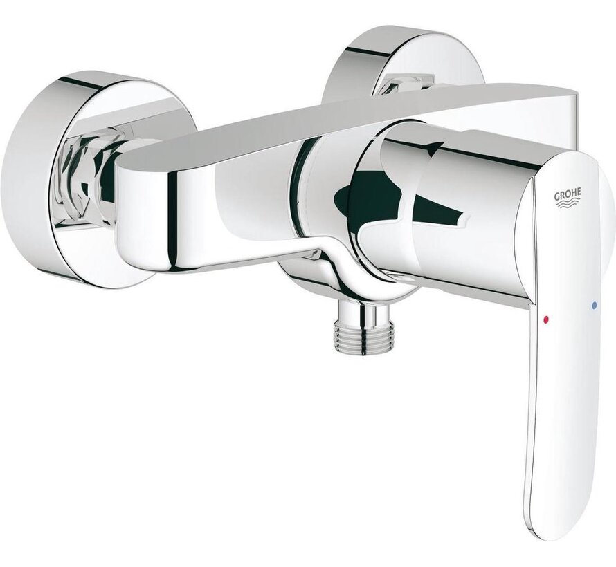 Grohe QuickFix Wave Cosmopolitan wandgemonteerde douchemengkraan chroom