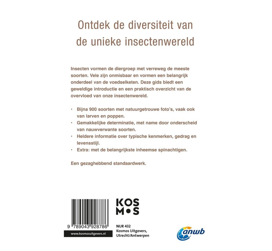ANWB Insectengids compacte veldgids voor insecten in Nederland en Europa